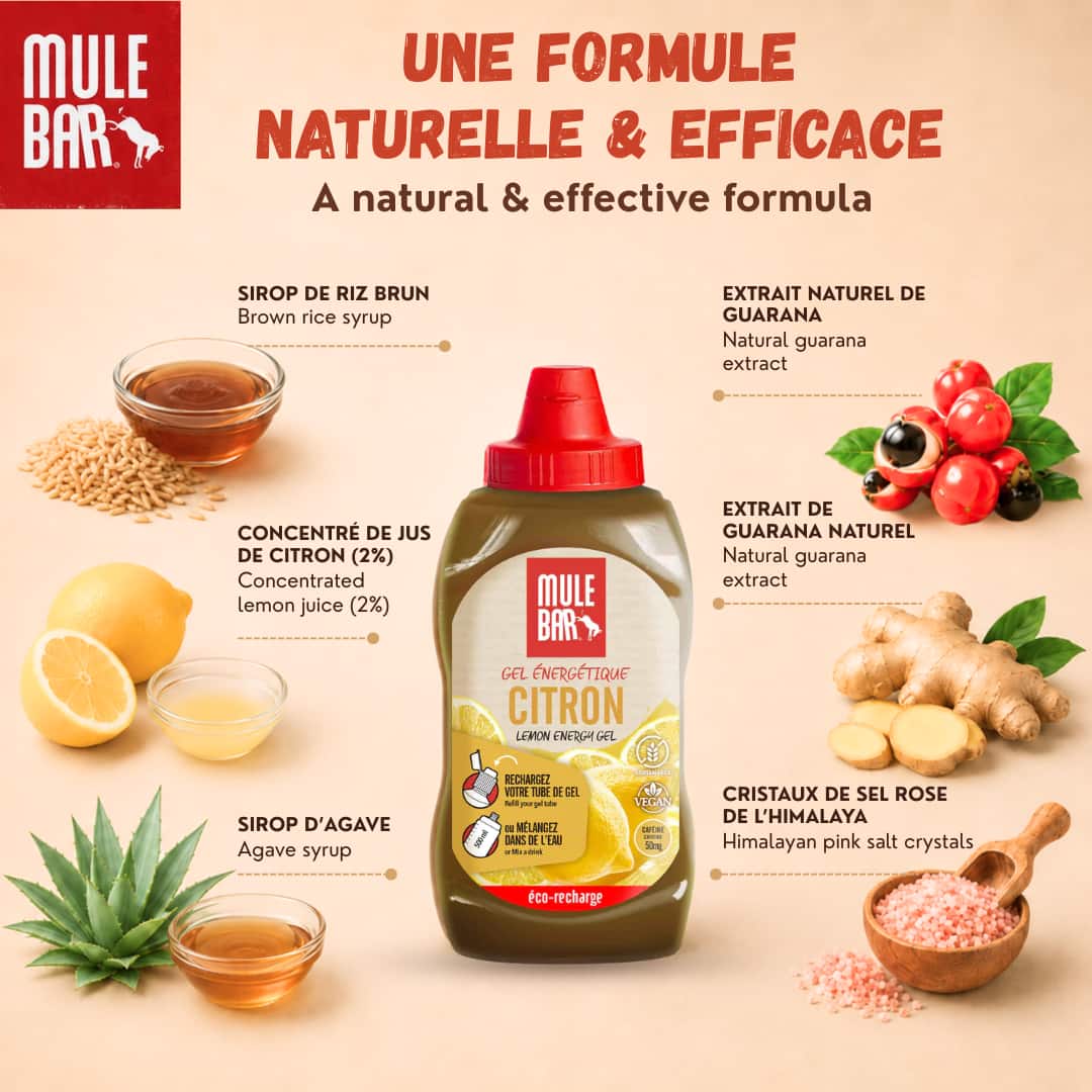 Ingrédients écorecharge mulebar gel citron 444g