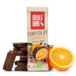 Barre énergétique bio et vegan Mulebar 40g / Chocolat Orange