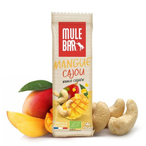 Barre énergétique bio et vegan Mulebar 40g / Mangue Noix de cajou