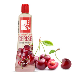 Gel énergétique vegan et sans gluten Mulebar 37g / Cerise
