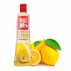 Gel énergétique vegan et sans gluten Mulebar 37g / Citron gingembre guarana